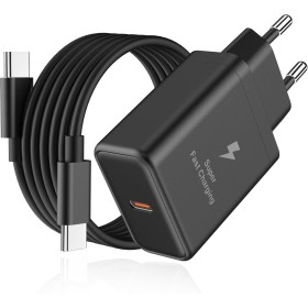 Cargador USB C Carga Rapida for Samsung- 45W Enchufe Tipo C Adaptador Cabezal Compatible Galaxy S25/S24/S23/S23+/S23