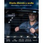 GKU Dashcam Cámara Coche 4K/2.5K, 5GHz WiFi Dash CAM Coche con Tarjeta SD de 64GB, Camara Coche Grabadora,170° Gran