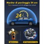 GKU Dashcam Cámara Coche 4K/2.5K, 5GHz WiFi Dash CAM Coche con Tarjeta SD de 64GB, Camara Coche Grabadora,170° Gran