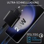 25W USB C Cargador 2-Pack Cargador Rápido con Cable de Carga de 2m,Super Fast Charger,Adaptador de Corriente para Teléfono