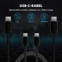 25W USB C Cargador 2-Pack Cargador Rápido con Cable de Carga de 2m,Super Fast Charger,Adaptador de Corriente para Teléfono