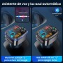 Gizmovine Transmisor FM Bluetooth Coche con Refuerzo de Graves, Parrot Manos Libres, Adaptador Mechero para Musica Radio, USB C