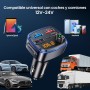 Gizmovine Transmisor FM Bluetooth Coche con Refuerzo de Graves, Parrot Manos Libres, Adaptador Mechero para Musica Radio, USB C