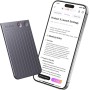 Grabadora de Voz PLAUD Note IA con Funda Negra - Transcribe y Resume con tecnología de IA - Soporta 112 Idiomas, 64GB de