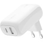Belkin BoostCharge Cargador de Pared con Dos Puertos de 42 W, USB-C y USB-A, Carga rápida, para la Serie iPhone 16, 15, Samsung