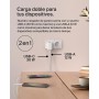 Belkin BoostCharge Cargador de Pared con Dos Puertos de 42 W, USB-C y USB-A, Carga rápida, para la Serie iPhone 16, 15, Samsung