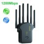 Repetidor WiFi enrutador inalámbrico 1200Mbps alto 6 antena amplificad