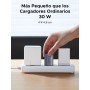 UGREEN Nexode Cargador USB C GAN de 35W, Enchufe Type A de 22,5W Compatible con Galaxy S24/S23/S22/S21, Pixel 8 7 6 6a, iPhone