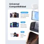 UGREEN Nexode Cargador USB C GAN de 35W, Enchufe Type A de 22,5W Compatible con Galaxy S24/S23/S22/S21, Pixel 8 7 6 6a, iPhone