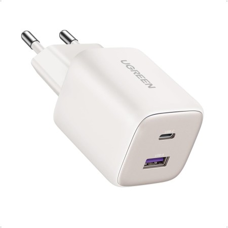 UGREEN Nexode Cargador USB C GAN de 35W, Enchufe Type A de 22,5W Compatible con Galaxy S24/S23/S22/S21, Pixel 8 7 6 6a, iPhone
