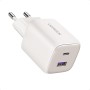 UGREEN Nexode Cargador USB C GAN de 35W, Enchufe Type A de 22,5W Compatible con Galaxy S24/S23/S22/S21, Pixel 8 7 6 6a, iPhone