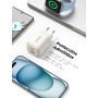 UGREEN Nexode Cargador USB C GAN de 35W, Enchufe Type A de 22,5W Compatible con Galaxy S24/S23/S22/S21, Pixel 8 7 6 6a, iPhone