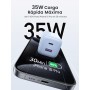 UGREEN Nexode Cargador USB C GAN de 35W, Enchufe Type A de 22,5W Compatible con Galaxy S24/S23/S22/S21, Pixel 8 7 6 6a, iPhone