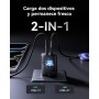 INIU 30W Cargador USB C 2-Paquetes, [USBC + USBA] 2-Puertos Tipo Enchufe Cargador Carga Rapida, Múltiple Cargadores Rápido Pared