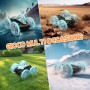 Korffe Coche Teledirigido, 2.4Ghz Impermeable RC Car 4WD 360 ° Roating All Terrain Stunt Juguete para niños de 8 9 10 11 12 años