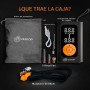 OLOLOP® SUPER Inflador Ruedas Coche PREMIUM con Linterna + GUIA para Llevar a tu Familia Segura | compresor Aire portatil |