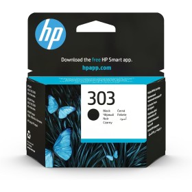 HP 303 T6N02AE, Negro, Cartucho Original de Tinta, compatible con impresoras de inyección de tinta HP Tango, Tango X, Envy 6220,