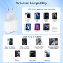 Cargador iPhone 16, Carga Rapida iPad Cargador USB C 20W Enchufe con 2M Tipo C Cable para iPhone 16/16 Pro/16 Plus/15/15 Pro/15