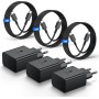 Cargador Samsung Carga Rapida, 2Pack 45W USB C Cargador Rapido Samsung con 2M Cable Cargador para Samsung Galaxy S24/S23/S22/S21