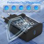 45W Cargador Tipo-C Carga Rapida para Samsung Galaxy S25 Ultra S24 S23 S22 S21 S20 FE 5G Edge, A55 A54 A53 A35, Note 20 10 9 8,