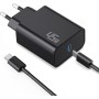 45W Cargador Tipo-C Carga Rapida para Samsung Galaxy S25 Ultra S24 S23 S22 S21 S20 FE 5G Edge, A55 A54 A53 A35, Note 20 10 9 8,