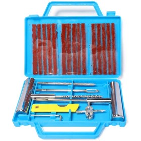 QUNNIE 22 Piezas Kits de reparación de neumáticos, Herramientas de reparación de neumáticos Pesados ​​y Juegos de reparación de