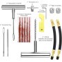 QUNNIE 22 Piezas Kits de reparación de neumáticos, Herramientas de reparación de neumáticos Pesados ​​y Juegos de reparación de