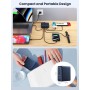 200W Cargador USB C Multiple, 6-Puertos GAN III Enchufe Cargador, 65W PD+QC Carga Rapida Portátil Adaptador con 4 Tipo C y 2