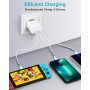 Cargador Enchufe USB Multiple 2Pack, Carregador USB Charger 3 Puerto 15W/3A Cargador Movil para iPhone 16e/16 Pro