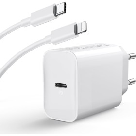 Cargador Carga Rapida for iPhone 14/14 Pro/14 Pro Max/14 Plus 13 12 11 SE XR X XS 8 7, iPad Air Mini, AirPods, 30W USB C