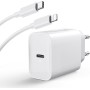 Cargador Carga Rapida for iPhone 14/14 Pro/14 Pro Max/14 Plus 13 12 11 SE XR X XS 8 7, iPad Air Mini, AirPods, 30W USB C