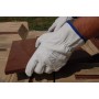 Ruvigrab - Pack 6 pares - Guante de Trabajo Piel, Guantes jardin, Guantes Cuero, Guantes para Obra, Guante trabajo hombre y