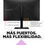 HP OMEN 27q - Monitor Gaming 27" QHD (2560 x 1440 a 165 Hz, IPS, 16:9, 1ms, HDMI, Antirreflejo, HDR, DisplayPort, AMD FreeSync