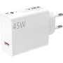 45W Cargador y Cable USB C para Xiaomi Redmi Note 14 Pro 5G 6A Rapida Carga Adaptador de Cargador 1Metro Cable USB C Carga Turbo