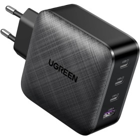 UGREEN Cargador 65W USB C GAN 4 Puertos, Charger Carga Rápida Compatible con iPhone 16/15/14/13/12, iPad, MacBook Pro/Air,