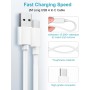 Cargador USB Carga Rapida 18W con Quick Charge 3.0, Enchufe USB Cargador Movil Carga Rapida Cargador Rapido con Cable USB C de
