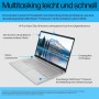 HP Ordenador portátil con Pantalla FHD de 17,3 Pulgadas, AMD Ryzen 7 5700U, RAM DDR4 de 16 GB, SSD de 512 GB, gráficos AMD