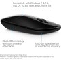 HP Z3700 - Ratón inalámbrico (1200 PPP, Tecnología LED Azul, Puerto USB, Batería de 16 Meses de Duración, Windows Vista 7/8/10),