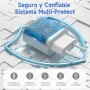 Cargador USB C de 20W - Carga Súper Rápida de Doble Puerto con Cable USB C de 2M, Adecuado para iPhone 16/15, para Samsung