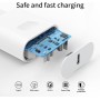 Cargador USB C, 20W 2-Pack Rapida Enchufe Carga for iPhone 16/16 Pro/16 Pro Max/16 Plus/15/14/13/12/11/XS/XS MAX/X/XR, Pad, USBC