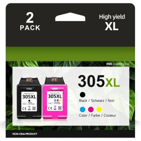 305XL Cartuchos de Impresora para HP 305 Cartuchos de Repuesto para HP 305 Cartuchos para HP DeskJet 2700 2720e 2722e 2723