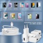 15W Cargador Tipo C Carga Rápida para Samsung Galaxy A05s A06 A13 A14 A15 A16 A20 A23 A25 A35 A36 A40 A50 A54 A55 A56 5g S21 S20