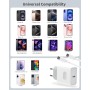 Cargador USB C for iPhone 16/16 Pro/16 Pro Max/16 Plus/15/15 Pro/15 Pro Max/15 Plus Carga Rapida, 30W USBC Enchufe con 2M Cable