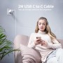 Cargador USB C for iPhone 16/16 Pro/16 Pro Max/16 Plus/15/15 Pro/15 Pro Max/15 Plus Carga Rapida, 30W USBC Enchufe con 2M Cable