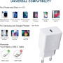 15W USB C Cargador Enchufe, Cargador Rápido Tipo C Adaptador de Cargador Universal Movil para iPhone, Samsung Galaxy S23 S22 S21