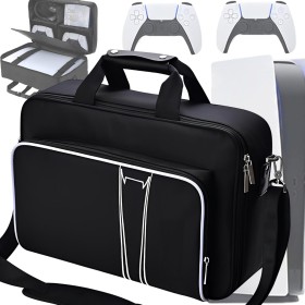 CXAFQ Bolsa De Almacenamiento Ps5, 45 * 30 * 15Cm, 572g, Ps5 Consola, Playstation 5, Resistente Al Desgaste e Impermeable, Asa