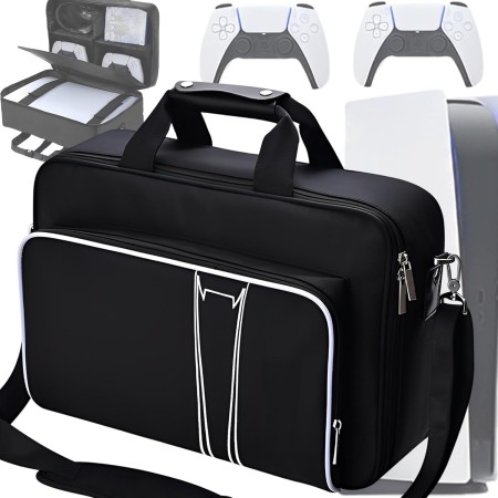 CXAFQ Bolsa De Almacenamiento Ps5, 45 * 30 * 15Cm, 572g, Ps5 Consola, Playstation 5, Resistente Al Desgaste e Impermeable, Asa