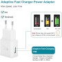 15W Cargador Carga Rápido con Cable USB C de 1,5m para Samsung Galaxy A16 A15 A14 A13 A05s A33 A34 A35 A36 A56 A55 A54 A53 A51