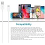 15W Cargador Carga Rápido con Cable USB C de 1,5m para Samsung Galaxy A16 A15 A14 A13 A05s A33 A34 A35 A36 A56 A55 A54 A53 A51