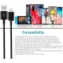 15W Cargador Carga Rápido con Cable USB C de 1,5m para Samsung Galaxy A16 A15 A14 A13 A05s A33 A34 A35 A36 A56 A55 A54 A53 A51